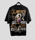 Gym Rat Luffy Acid Wash 240GSM T-shirt