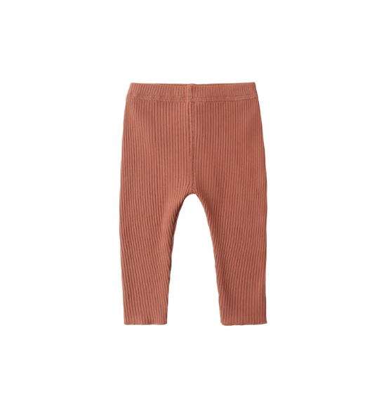 Ribbed Red Pant