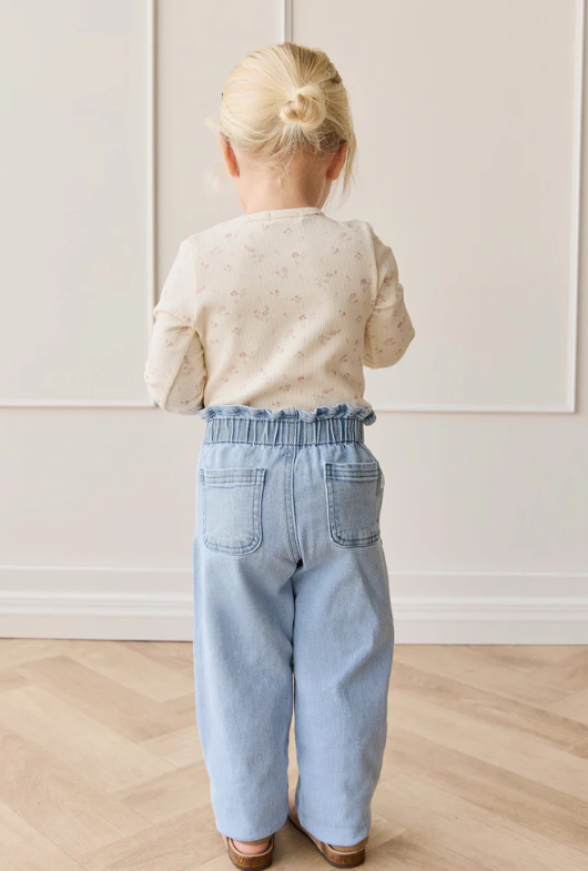 Briella Pant - Washed Denim